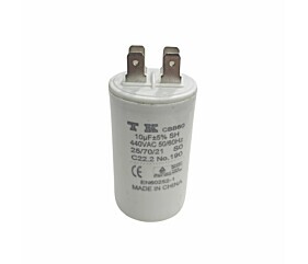 Capacitor Polipropileno 10uF x 450V 50/60Hz Plástico Faston Epcos