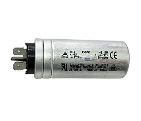 Capacitor de Partida 10uF x 450Vac 50/60Hz Alumínio Faston Epcos