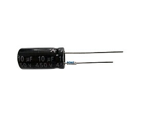 Capacitor Eletrolítico 10uF x 450V