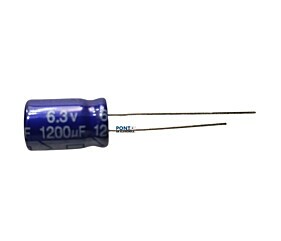 Capacitor Eletrolitico 1200uF x 6,3V RD 85º 