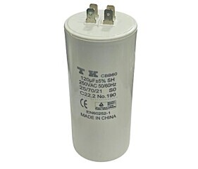 Capacitor Polipropileno 120uF x 250Vac 50/60Hz CBB60 