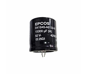 Capacitor Eletrolítico 15000uF x 50V Snapin RD 85° 35x40 B41845-A6159-M Epcos 1