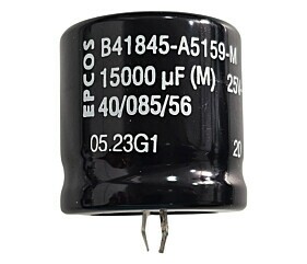 Capacitor Eletrolitico 15000uF x 25V RD 85º Snapin Epcos