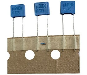 Capacitor Poliester 150K X 100V = U15M100 Azul