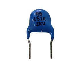 Capacitor Cerâmico 150PF x 2KV = RB 151K 2KV