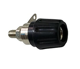 Borne 159C Preto Para Pino Banana 4MM 