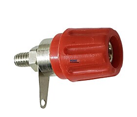 Borne 159C Vermelho Para Pino Banana 4MM