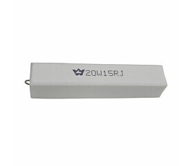 Resistor 15R 20W Axial Porcelana = 20W15RJ