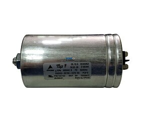 Capacitor Polipropileno 15uF x 660Vac 50/60Hz Alumínio Com Parafuso de Fixação Epcos