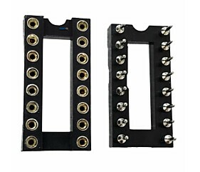 Soquete 16 Pinos Torneado