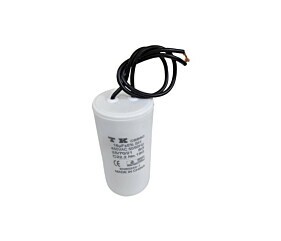 Capacitor Polipropileno 16uF x 450Vac 50/60Hz Plástico Fio CBB60 TK