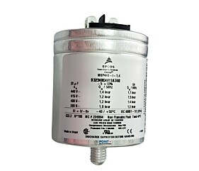 Capacitor Polipropileno 1,67Kvar x 440V 23uF Alumínio Com Parafuso de Fixação Epcos