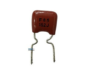 Capacitor Poliéster 1K5 = F65 152J