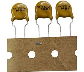 Capacitor Cerâmico 1K5 X 2KV - 152NSK