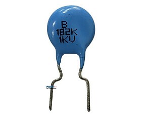 Capacitor Cerâmico 1K8 X 1KV B182K 1KV