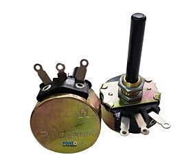 Potenciometro de Fio 1K 4W 10% Eixo Plastico 37MM 