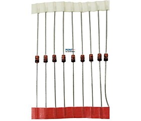 Diodo 1N4729 = 3V6 1W 5%