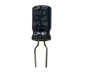 Capacitor Eletrolitico 1uF x 160V RD 85º NP Samwha
