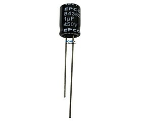 Capacitor Eletrolítico 1uF x 450V