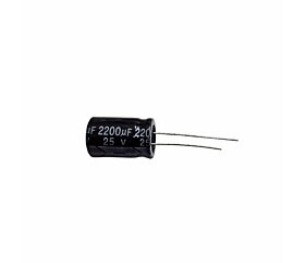 Capacitor Eletrolítico 2200uF x 25V RD 105º Jwco 1