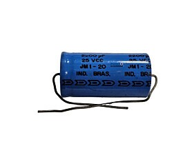 Capacitor Eletrolítico 2200uF x 25V Axial JL Capacitores
