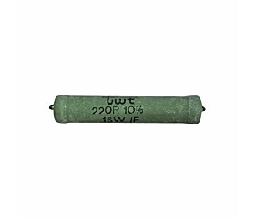 Resistor 220R 15W 10% Axial Verde 1