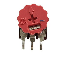 Trimpot 220K 14MM Vertical Com Botão