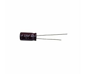 Capacitor Eletrolítico 220uF x 16V RD 105º Secon 1