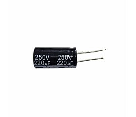 Capacitor Eletrolítico 220uF x 250V RD 105º Secon 1