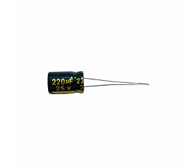 Capacitor Eletrolítico 220uF x 25V RD 105º CD288 8DX12A Fencon