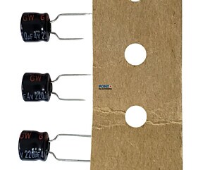 Capacitor Eletrolítico 220 X 4V Rd 85º