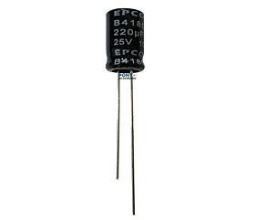 Capacitor Eletrolítico 220uF x 25V