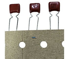 Capacitor Poliéster 22K X 63V = 223J Metalizado