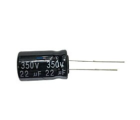 Capacitor Eletrolítico 22uF x 350V