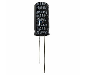 Capacitor Eletrolitico 22uF x 400V RD 105° Epcos 