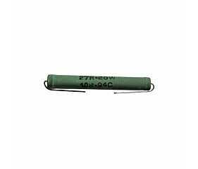 Resistor 27R 20W 10% Axial Verde 1