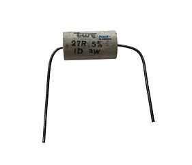 Resistor 27R 3W 5% Porcelana 