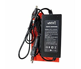 Fonte de Alimentação 2A 24V 48W Para CFTV Com Cabo 1 Metro Mxt 1