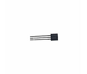 Transistor 2SC1844 NPN de silício em encapsulamento TO-92 para amplificação de sinais, chaveamento, equipamentos de áudio, fontes de alimentação e manutenção de circuitos eletrônicos.
