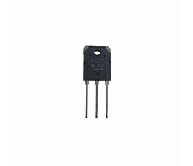 Transistor 2SK557 MOSFET Canal N Hitachi Original para fontes de alimentação, TVs, monitores, inversores, circuitos de potência e placas eletrônicas.
