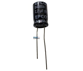 Capacitor Eletrolítico 2,2uF x 350V RD 105º Epcos