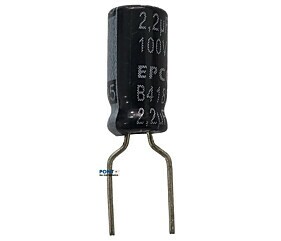 Capacitor Eletrolitico 2,2uF x 100V RD 85º Epcos