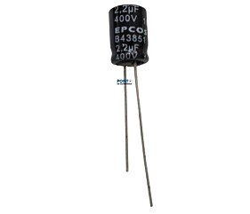 Capacitor Eletrolitico 2,2UF X 400V RD 105° Epcos