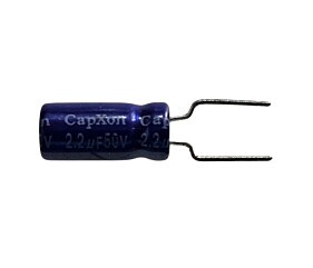 Capacitor Eletrolítico 2,2uF x 50V 85° Capxon