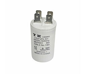 Capacitor Polipropileno 2,5uF x 450Vac 50/60Hz CBB60 TK 