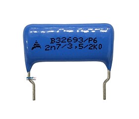 Capacitor Poliéster 2K7 X 2KV B32693 = 2N7/3,5/2K0