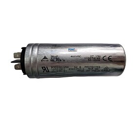 Capacitor Polipropileno 30uF x 400Vac 50/60Hz Alumínio Faston Epcos