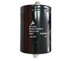 Capacitor Eletrolitico 3300uF x 400V 85º RD Giga Com Parafuso de Fixação Epcos