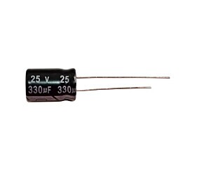 Capacitor Eletrolitico 330uF x 25V RD 105º Ketuo