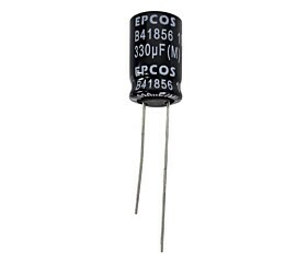 Capacitor Eletrolítico 330uF x 35V RD 105º B41856 Epcos